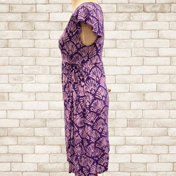 Fresh Produce Wrap Dress - Purple Size XS - Picture 2 of 6